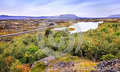 Lake Myvatn Stock Photo