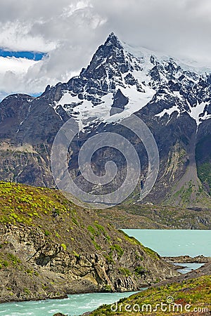 Lake Nordenskjold Stock Photo