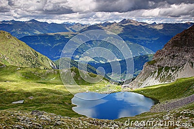 Lake Obstanser See, Carnic Alps main ridge, East Tyrol, Austria Stock Photo