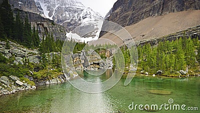 Lake Oesa,Yoho National Park Stock Photo