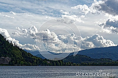 Lake Ossiach in Austria Stock Photo