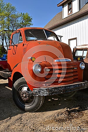 Old rusty CHEVY truck Editorial Stock Photo