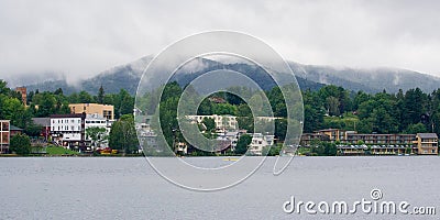 Lake Placid Stock Photo