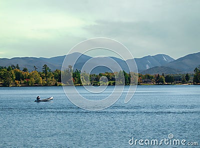 Lake Placid, New York Stock Photo