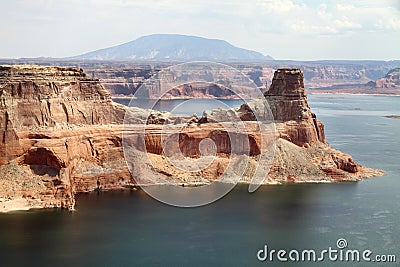 Lake Powell and Glen Canyon Stock Photo