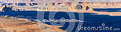 Lake Powell Page Arizona USA Panorama Stock Photo