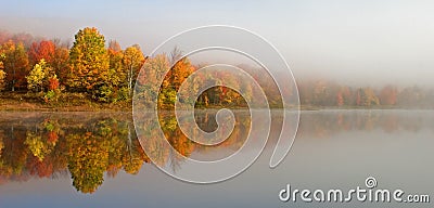 Lake Reflection - Canaan Valley Stock Photo