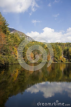 Lake Reflections Stock Photo