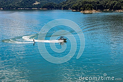 The lake of Salto Stock Photo