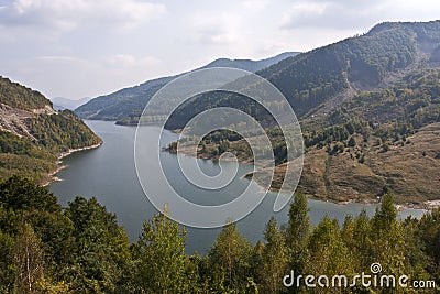 Lake Siriu in Romania Stock Photo