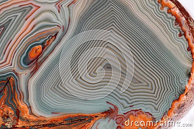 Lake Superior Agate - Macro Stock Photo