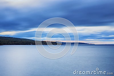 Lake Superior Shoreline Stock Photo