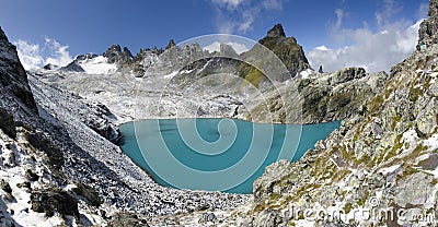 Lake in Switzerland - Wildsee Stock Photo