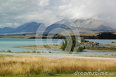 Lake Takapo Stock Photo