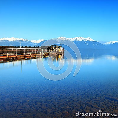 Lake Te Anau, New Zealand Stock Photo