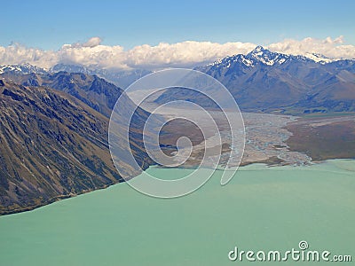 Lake Tekapo, New Zealand Stock Photo