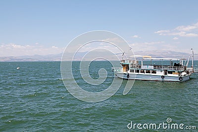 Lake Tiberias Editorial Stock Photo