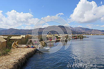 Lake Titicaca, Peru Editorial Stock Photo