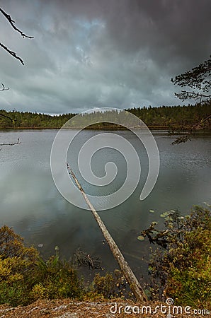 TrollkyrkesjÃ¶n lake, Tiveden national park, Sweden Stock Photo