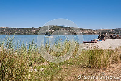 Lake Trasimeno Stock Photo