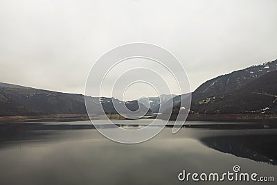 Lake Uvac in Serbia Stock Photo