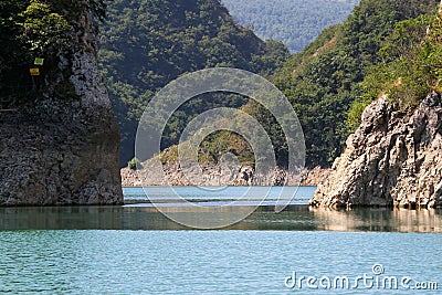 Lake Uvac,Serbia Stock Photo