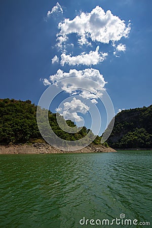 Lake Uvac,Serbia Stock Photo