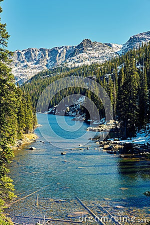 Lake Verna, Rocky Mountains, Colorado, USA. Stock Photo