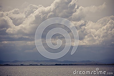 Lake in the vicinity of Magnitogorsk Stock Photo