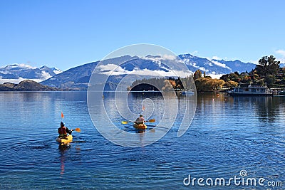 Lake Wanaka,South Island New Zealand. Stock Photo