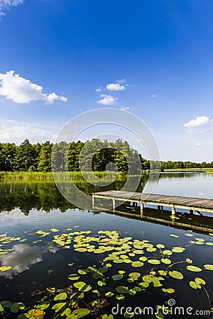 Lake Wigry National Park. Poland Stock Photo