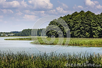 Lake Wigry National Park. Poland Stock Photo