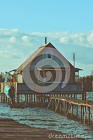 Lakehouse Stock Photo