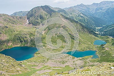 Lakes in Andorra Stock Photo