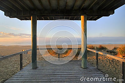 Lakes Entrance Beach Stock Photo