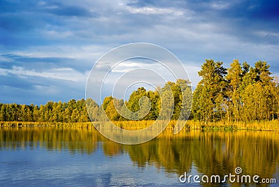 Lakeside. Stock Photo