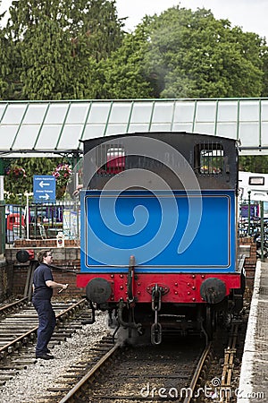 Lakeside and Haverthwaite Railway Editorial Stock Photo