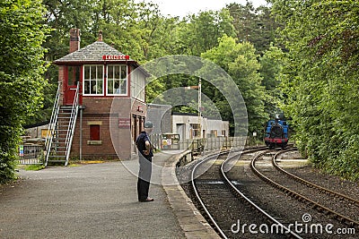 Lakeside and Haverthwaite Railway Editorial Stock Photo