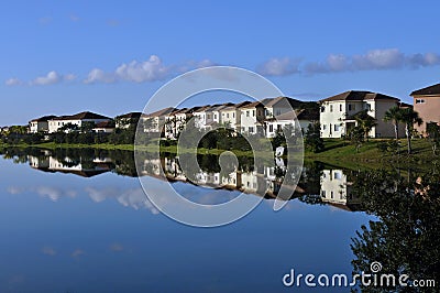 Lakeside Living Stock Photo