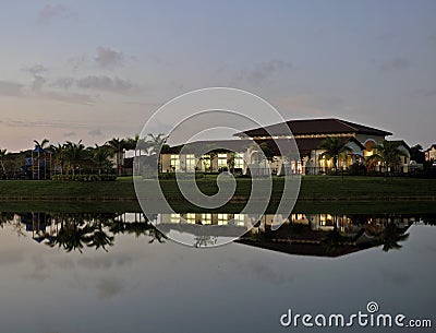 Lakeside Living Stock Photo