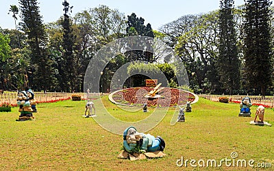 Lal Bagh Botanical Garden - Bangalore/Bengaluru Editorial Stock Photo