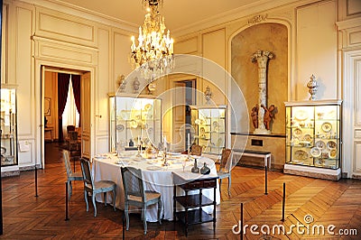 Lalande Palace (Hotel de Lalande), Museum of Decorative Arts and Design in Bordeaux, Gironde, France Editorial Stock Photo