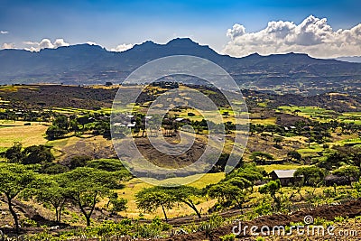 Lalibela countryside, Ethiopia Stock Photo