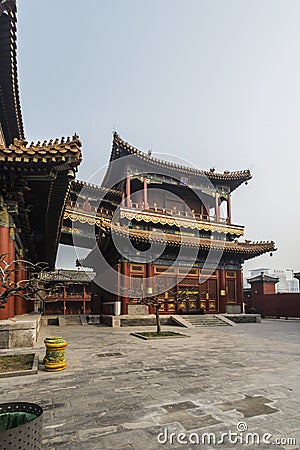 The Lama temple Beijing China Editorial Stock Photo