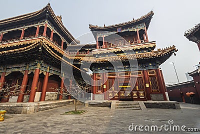 The Lama temple Beijing China Editorial Stock Photo