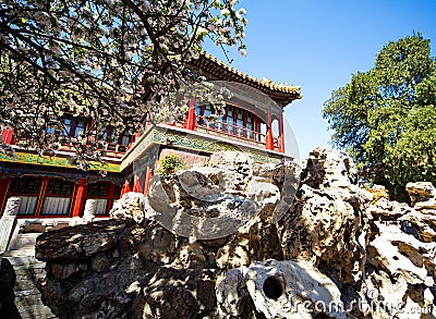 Lamaist temple Yunhegun Stock Photo