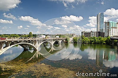 Lamar bridge in Austin Texas Editorial Stock Photo