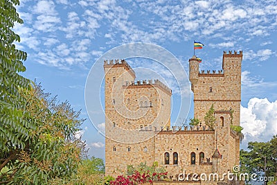 Lamas castle, san martin, peru Stock Photo