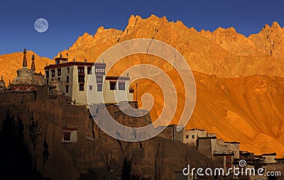 Lamayuru monastery, Ladakh Stock Photo