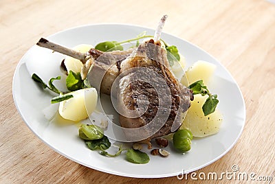 Lamb Cutlets Stock Photo